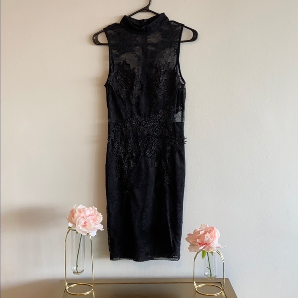 Fashion Nova Black Lace Dress